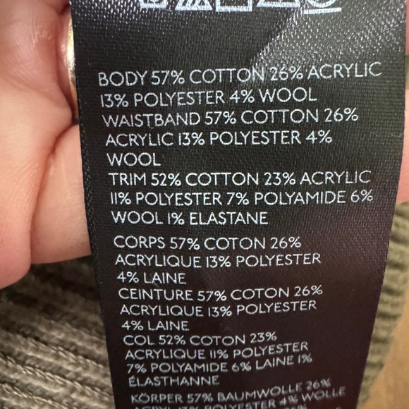 Anthropologie Maeve Long Sleeve Mock Neck Tie Waist Mini Dress Green Women's XL - Picture 8 of 8